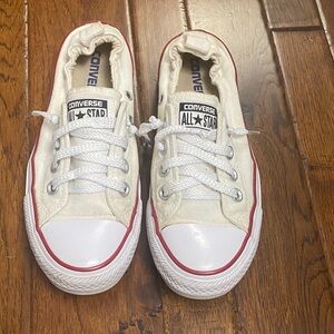 Size 7 Converse Chuck Taylor All Star Shoreline Ox White Womens Slip On